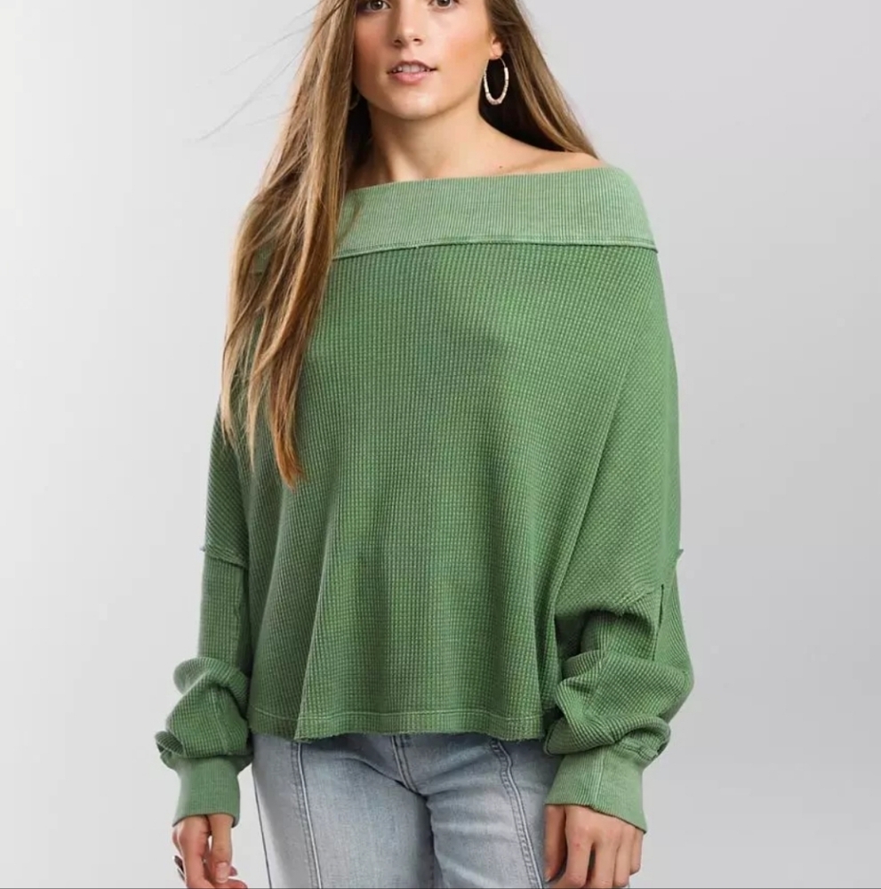 We The Free Close To You Waffle Knit Top - Picture 2 of 6
